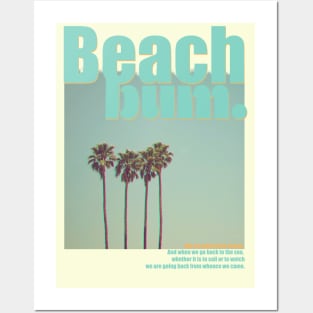beach bum Posters and Art